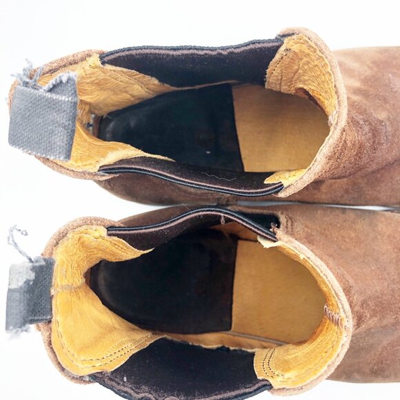 Frye Men's Rich Brown Leather Boots - Picture 6 of 12